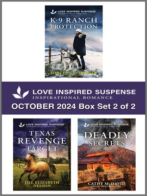 cover image of Love Inspired Suspense October 2024--Box Set 2 of 2